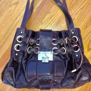 Classic patent leather Jimmy Choo bag